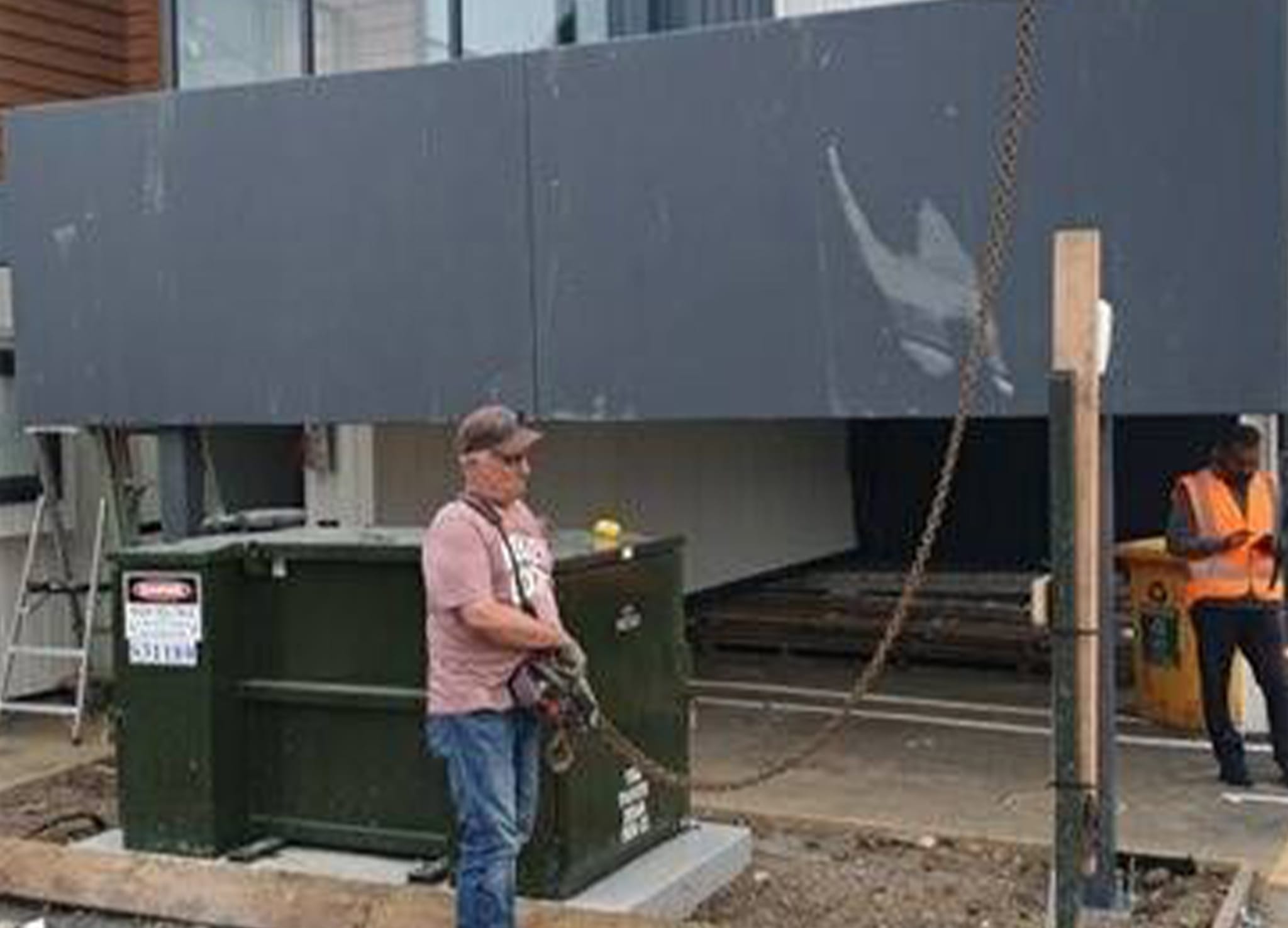 SL7 DG Panels were used for a 240/240/240 FRR blast protected wall to isolate a transformer near boundary.